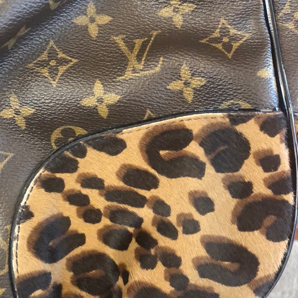 Louis Vuitton Monogram Leopard Adele Satchel - Picture 3 of 8